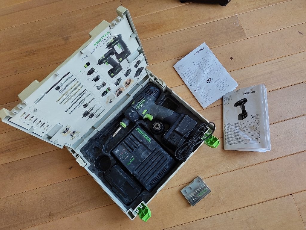 Festool Schroefboormachine TDK 15.6, Doe-het-zelf en Verbouw, Gebruikt, Variabele snelheid, Ophalen of Verzenden, Boor- en Schroefmachine
