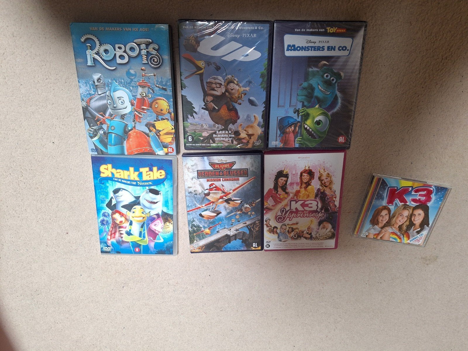 Diverse kinderfilms en K3 CD - DVD collectie, Animatie, Alle leeftijden, Nederlands, Ophalen of Verzenden