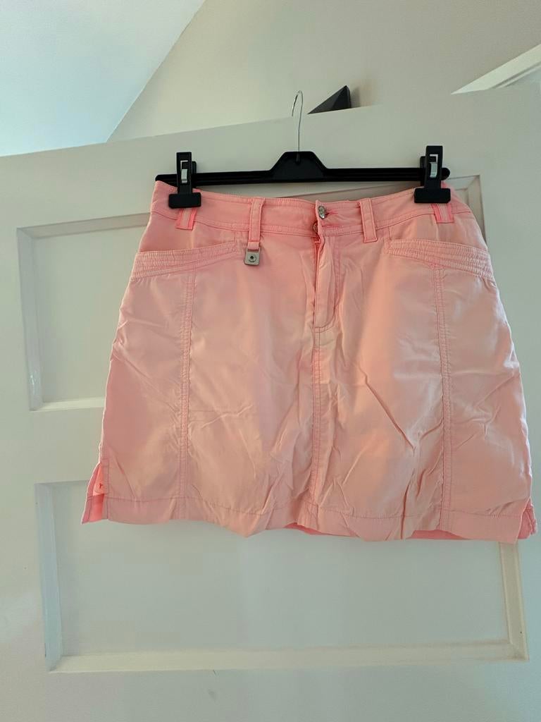 Golf rokje met neon effect - Afgevlakt Oranje, Maat 38/40 (M), Oranje, Ophalen of Verzenden, Gedragen