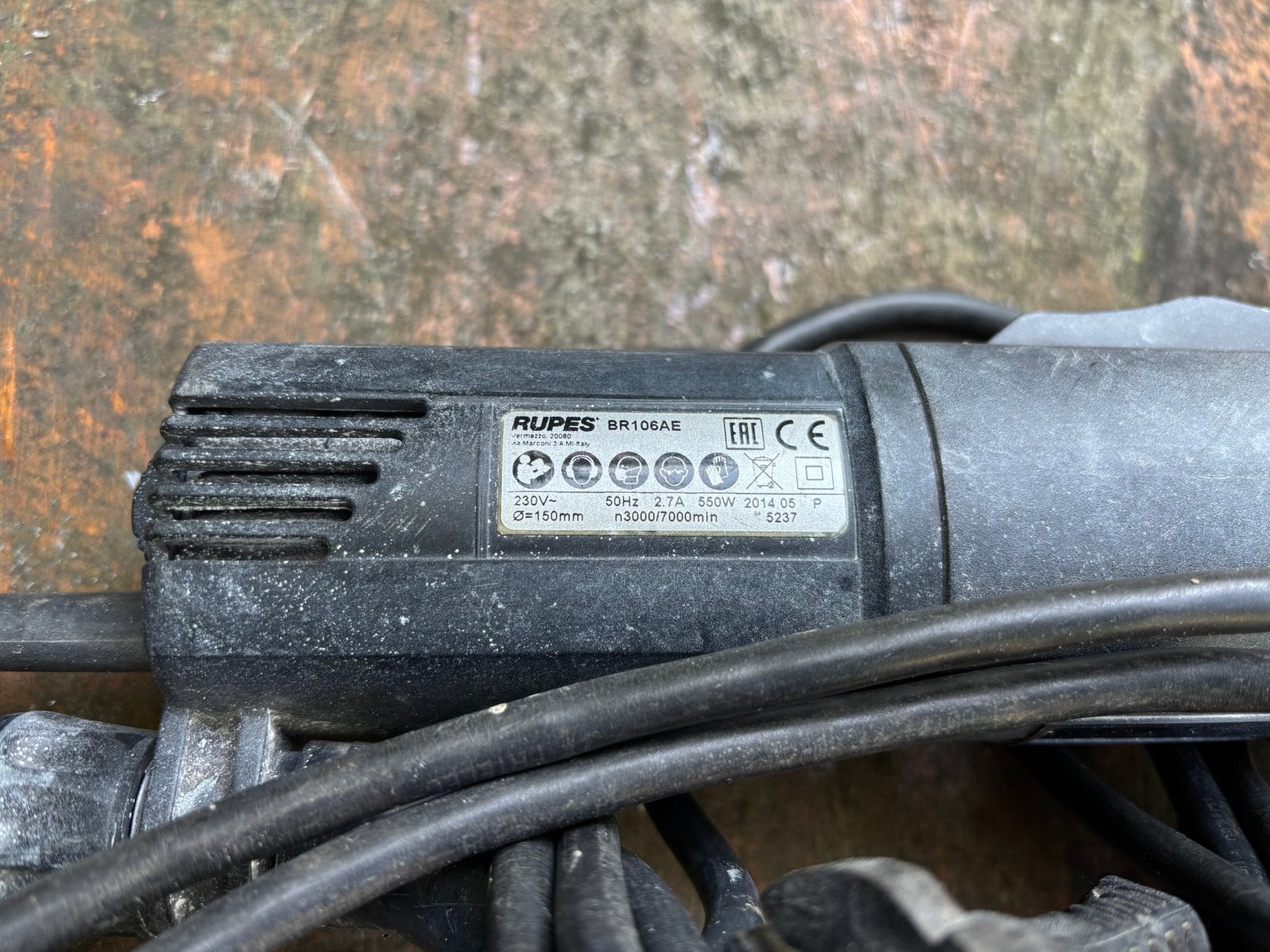 Rupes Hamach BR106AE excentrische schuurmachine defect, Doe-het-zelf en Verbouw, Gereedschap | Schuurmachines, Ophalen of Verzenden