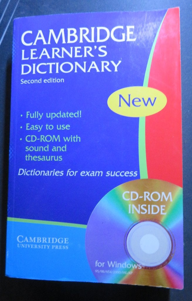 Cambridge learner's dictionary incl CD- Rom, Cambridge, Overige uitgevers, Ophalen of Verzenden, Zo goed als nieuw