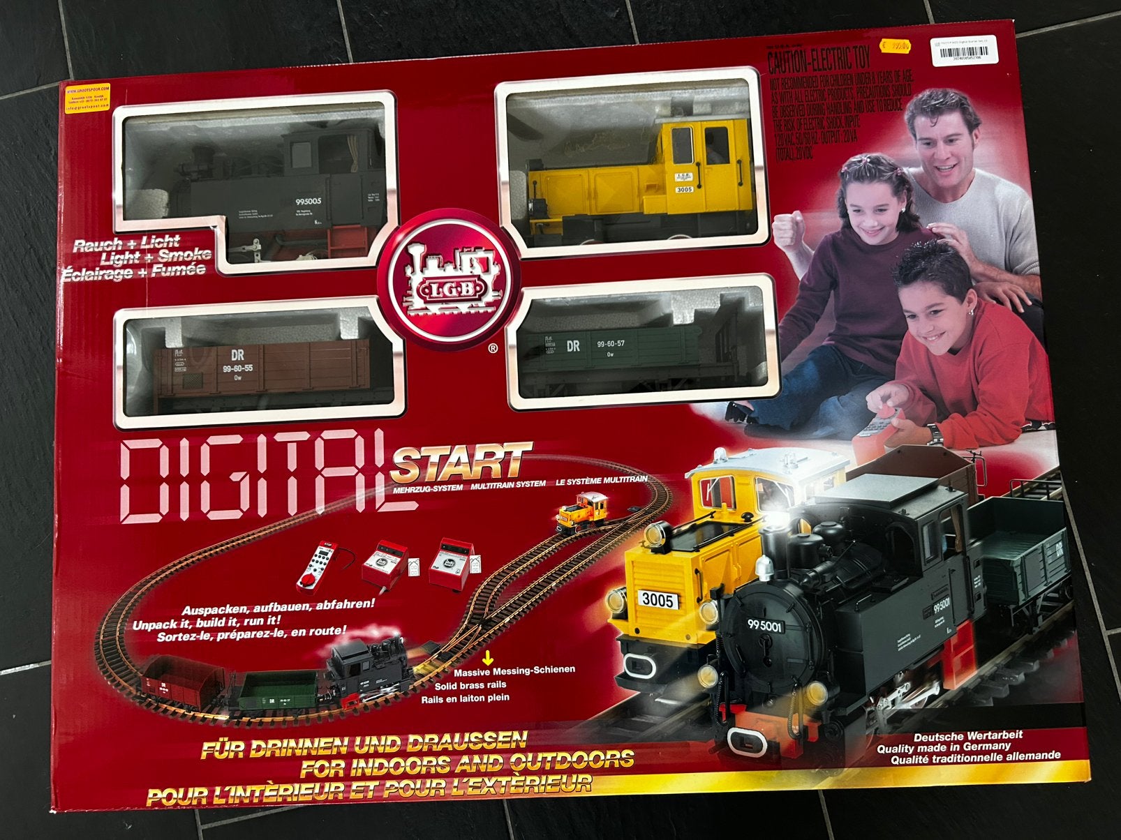 LGB trein 70255 MZS II Digitale Startset COMPLEET, Hobby en Vrije tijd, Modeltreinen | Overige schalen, Ophalen, Treinset, Gelijkstroom of Wisselstroom