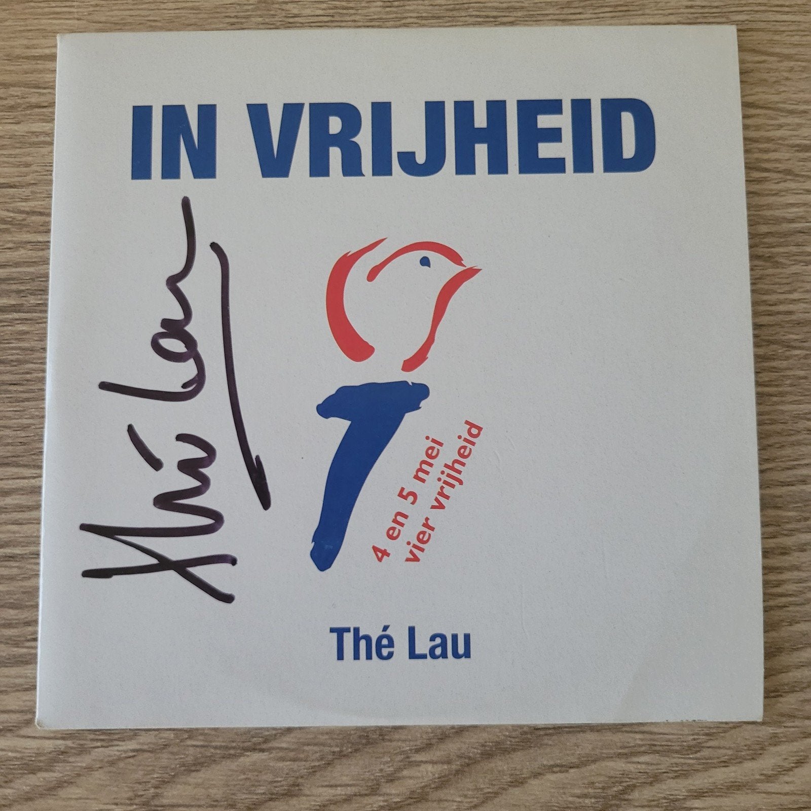 The Lau (The Scene) - In Vrijheid - Gesigneerde CD Single, Verzamelen, Muziek, Artiesten en Beroemdheden, Ophalen, Zo goed als nieuw