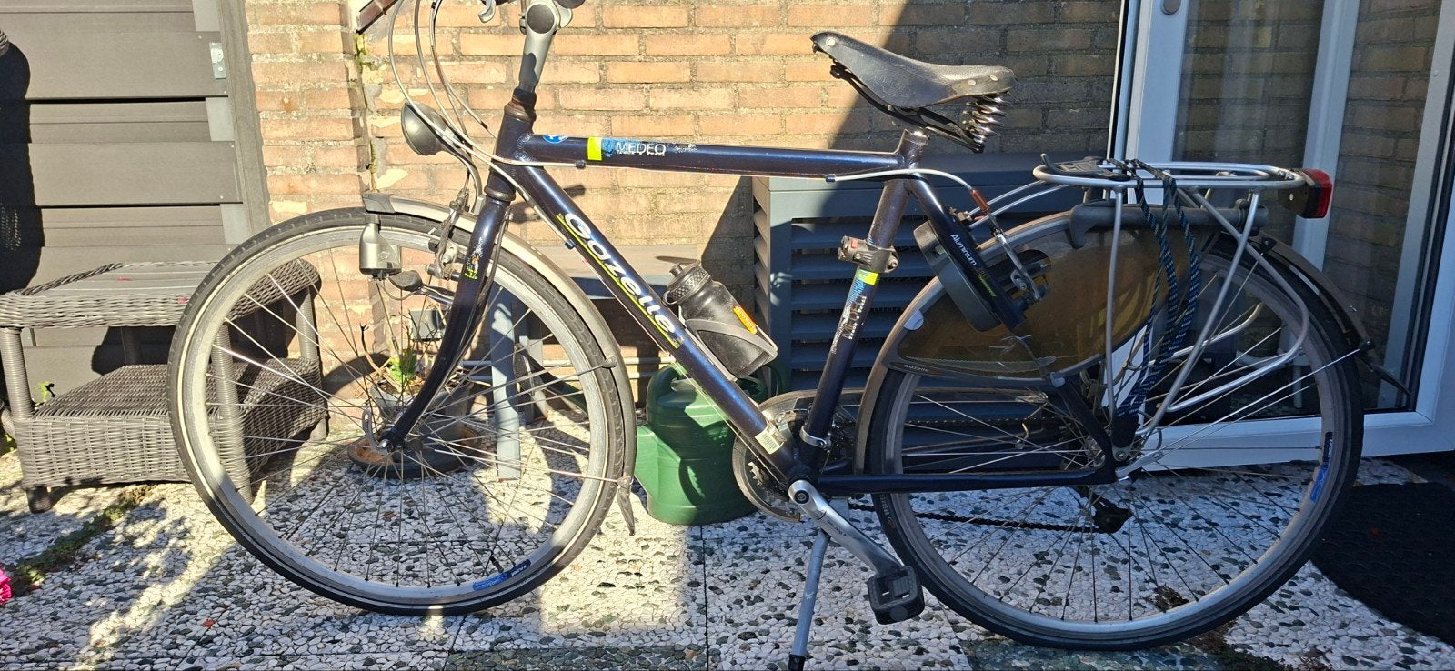 Mooie Gazelle heren sportfiets te koop, Ophalen, 28 inch, Gebruikt, Velgrem