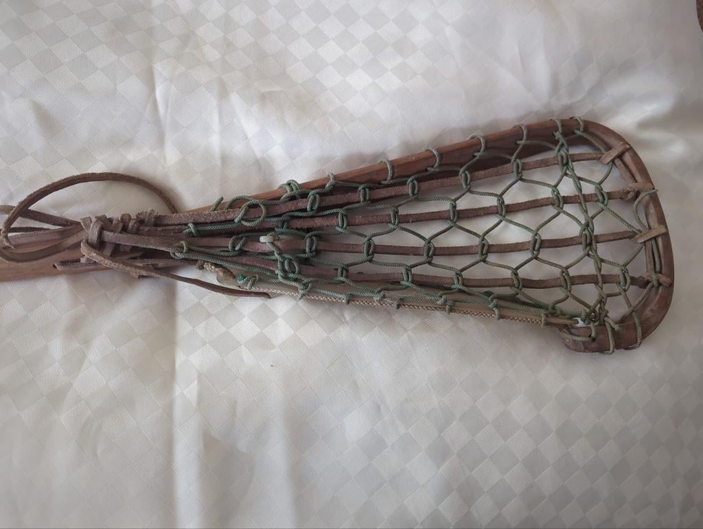 Vintage Houten Lacrosse Stick - Decoratief Item, Ophalen of Verzenden, Gebruikt