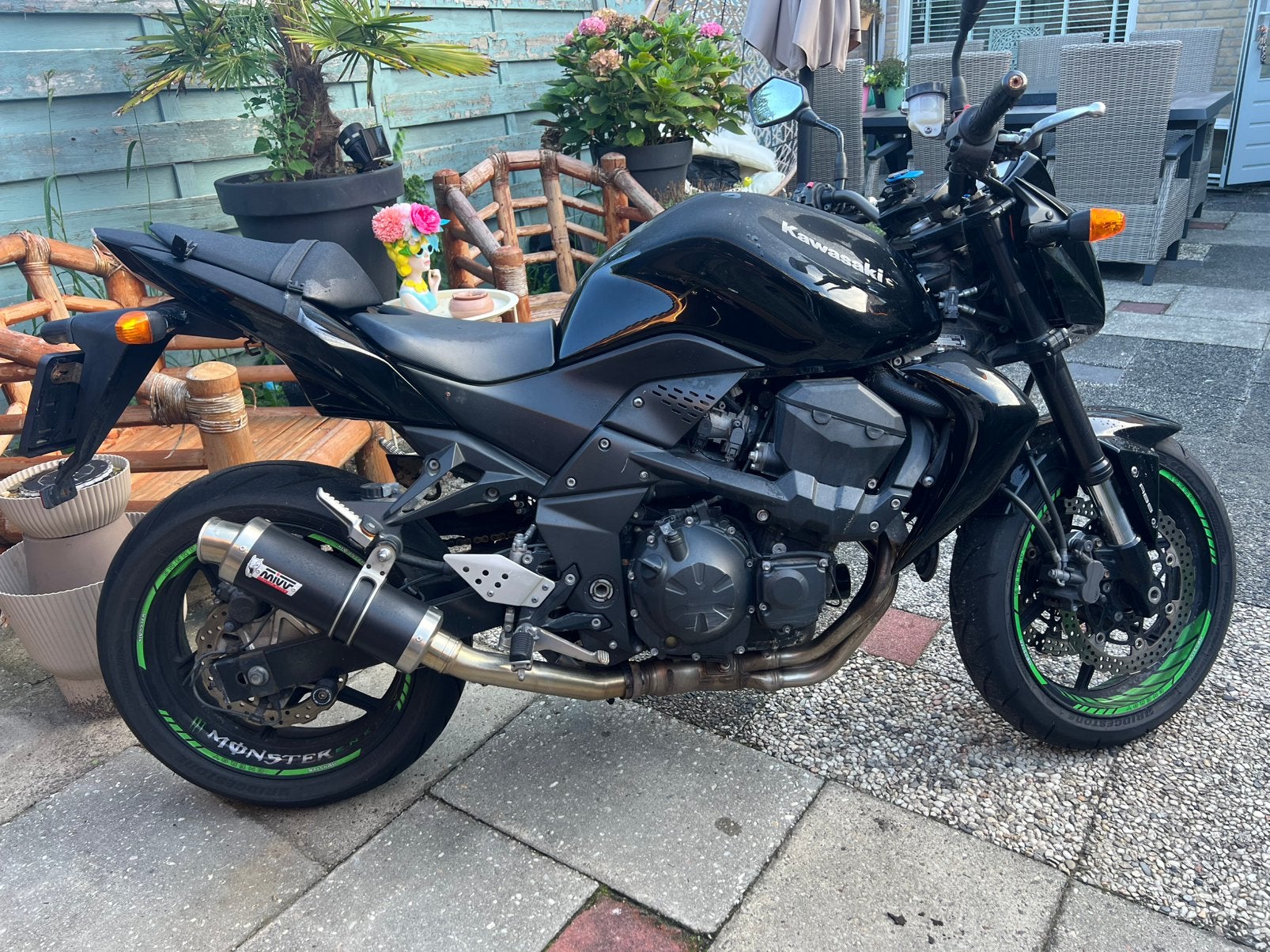 Kawasaki z750 abs met mivv uitlaat, Motoren, Motoren | Kawasaki, Particulier, Naked bike