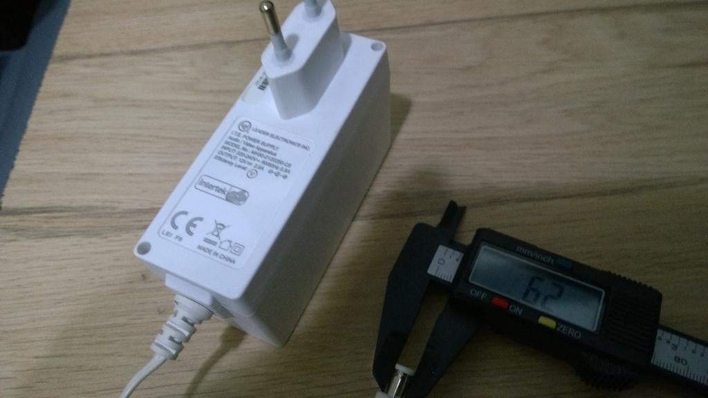 Intertek adapter 12V - 2.5A, Ophalen, Gebruikt