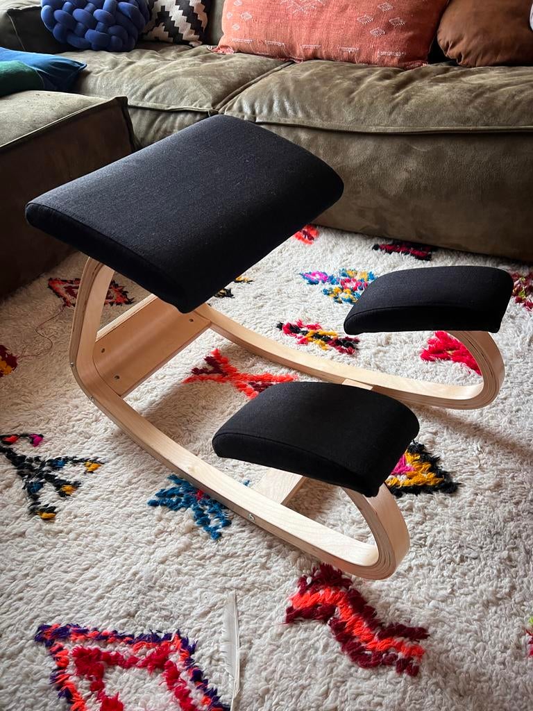 Xergonomic Evenwicht / wiebel stoel, Ophalen, Zwart, Zo goed als nieuw, Eén