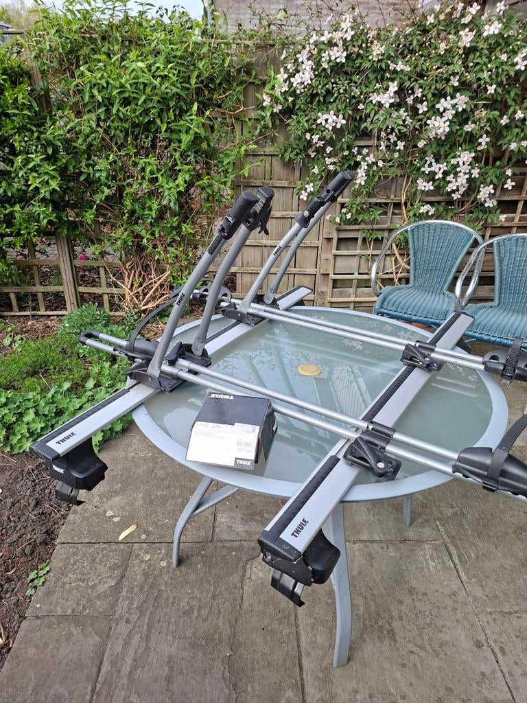 Thule dakdragers en fietsendragers Ford Focus 2011-, Auto diversen, Dakdragers, Ophalen, Gebruikt