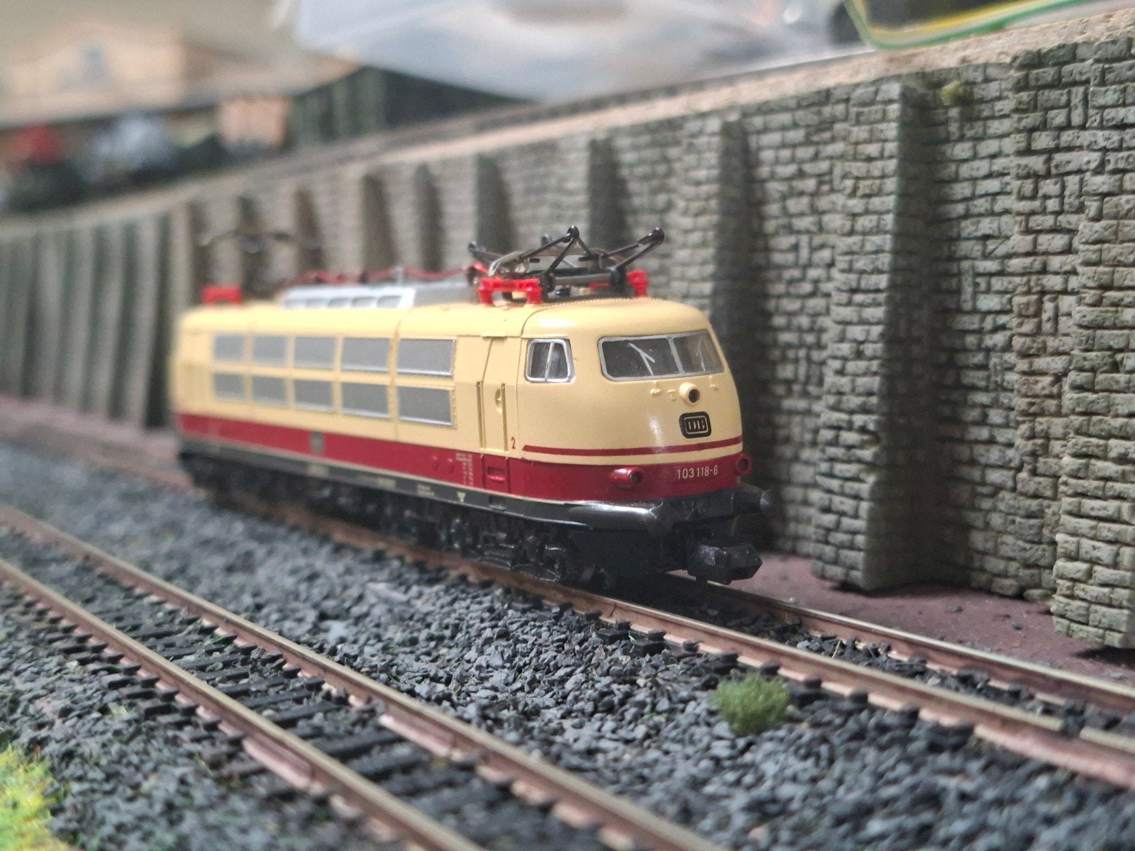 Super nette fleischmann br103, Hobby en Vrije tijd, Gelijkstroom, Fleischmann, Wagon, Ophalen of Verzenden