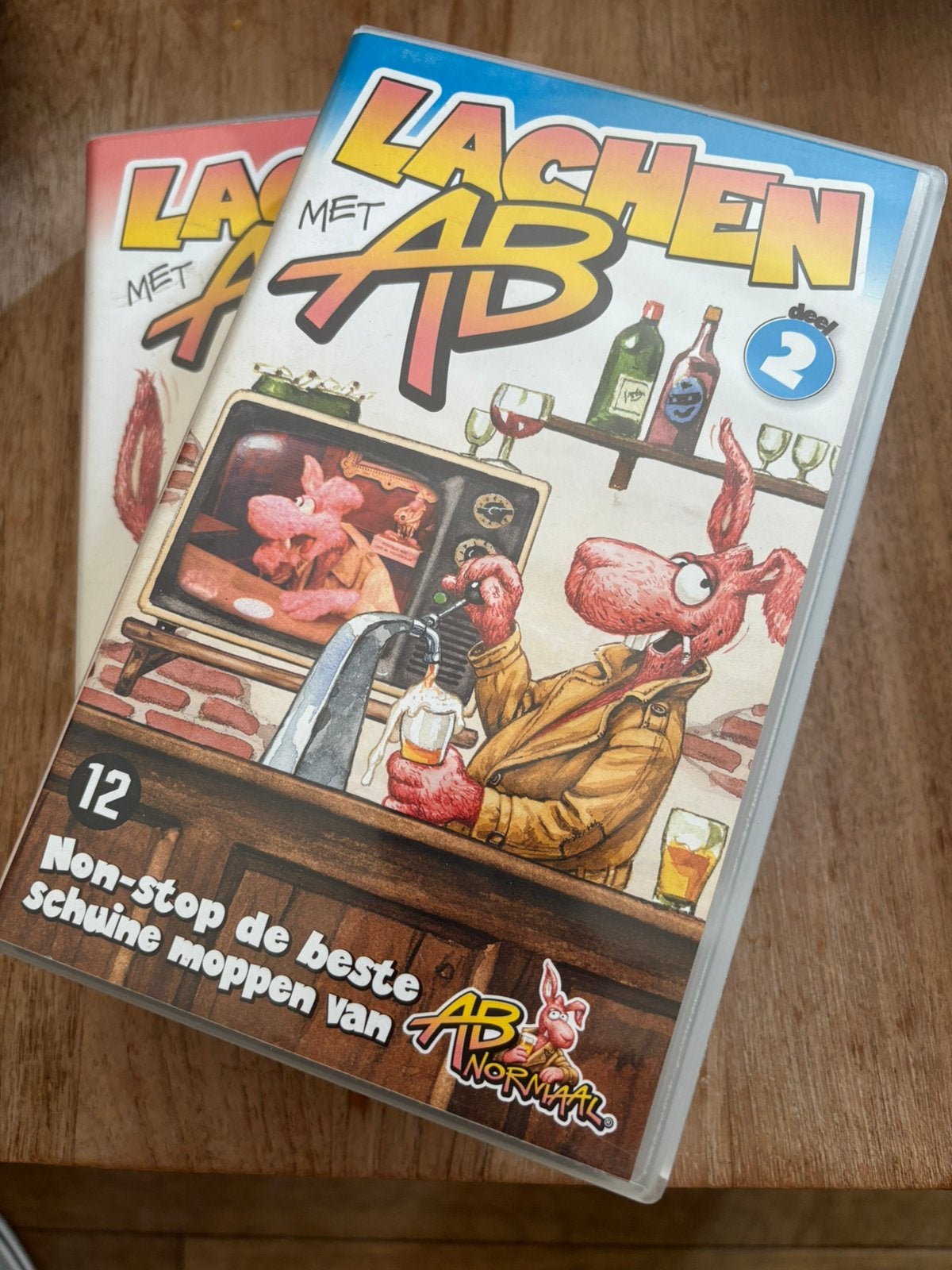 Lachen Met Ab deel 1 en deel 2, Cd's en Dvd's, Vanaf 16 jaar, Ophalen of Verzenden, Zo goed als nieuw, Komedie