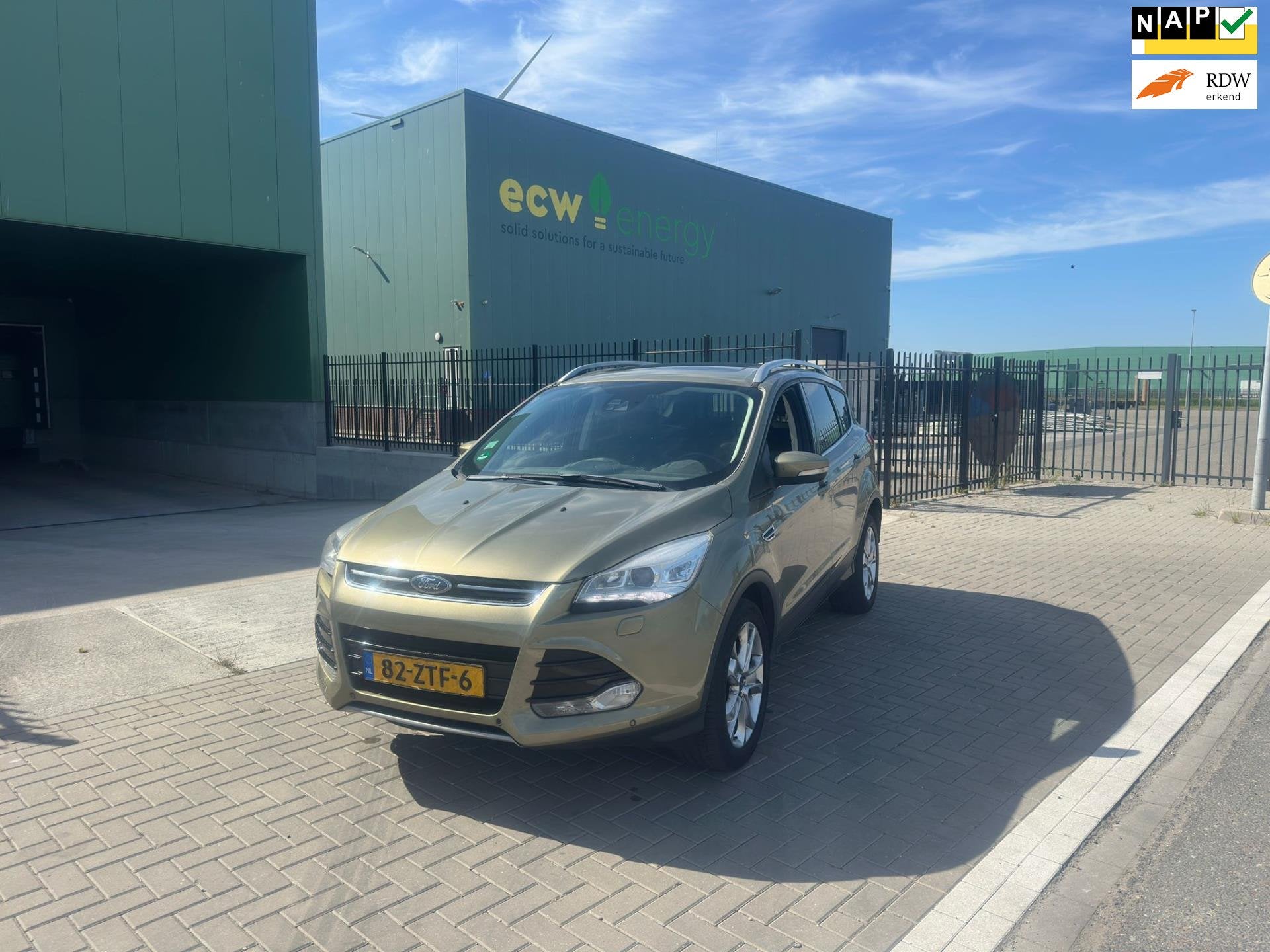 Ford Kuga 2.0 TDCI Titanium 4WD Clima.NaviAutomaat.Ex BPM, Auto's, Automaat, Euro 5, Gebruikt, 4 cilinders