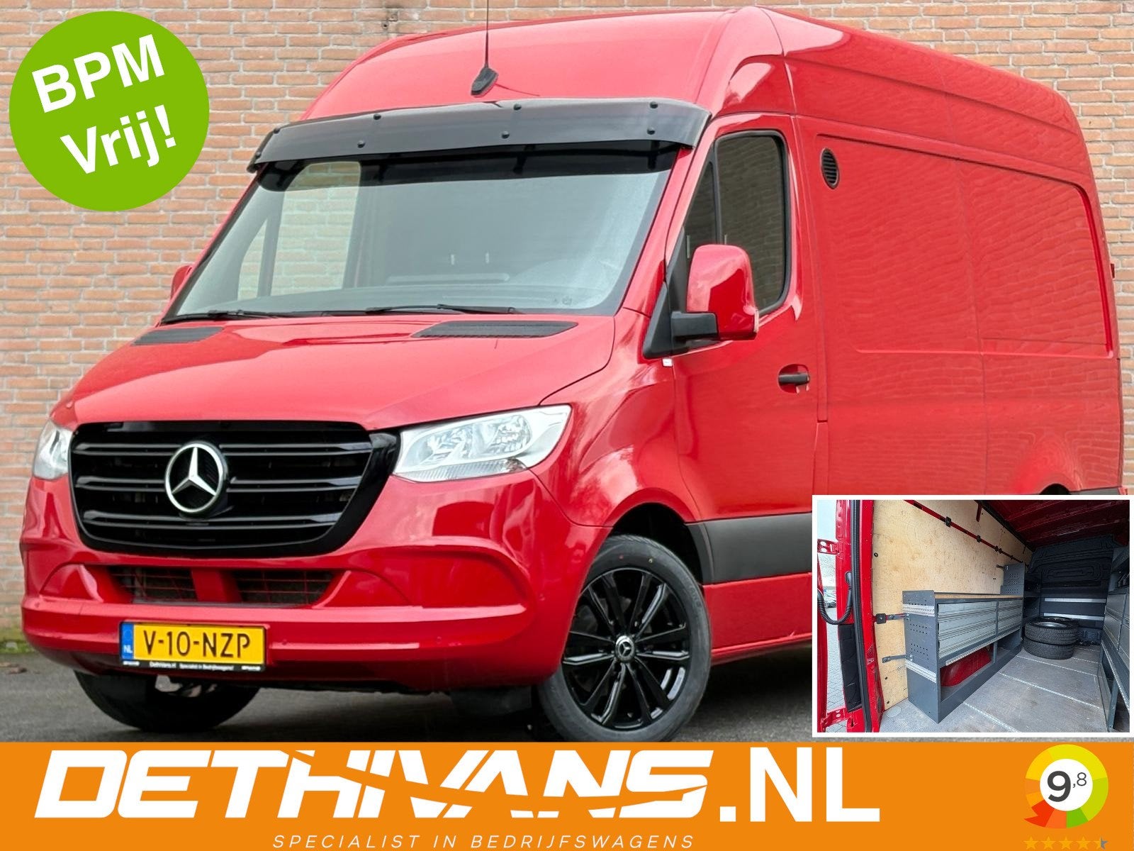 Mercedes-Benz Sprinter 315CDI 150PK L2H2 RWD / Carplay / M-B, Gebruikt, 4 cilinders, Bedrijf, 750 kg