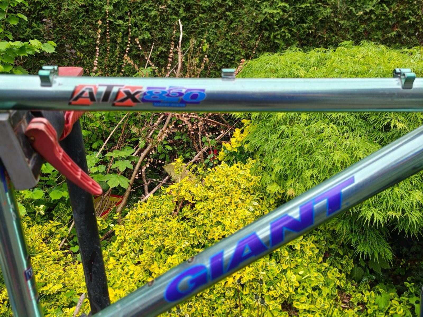 Vintage Giant ATX860 17,5 inch frame
RST geveerde voorvork, Ophalen, Frame, Gebruikt, Giant