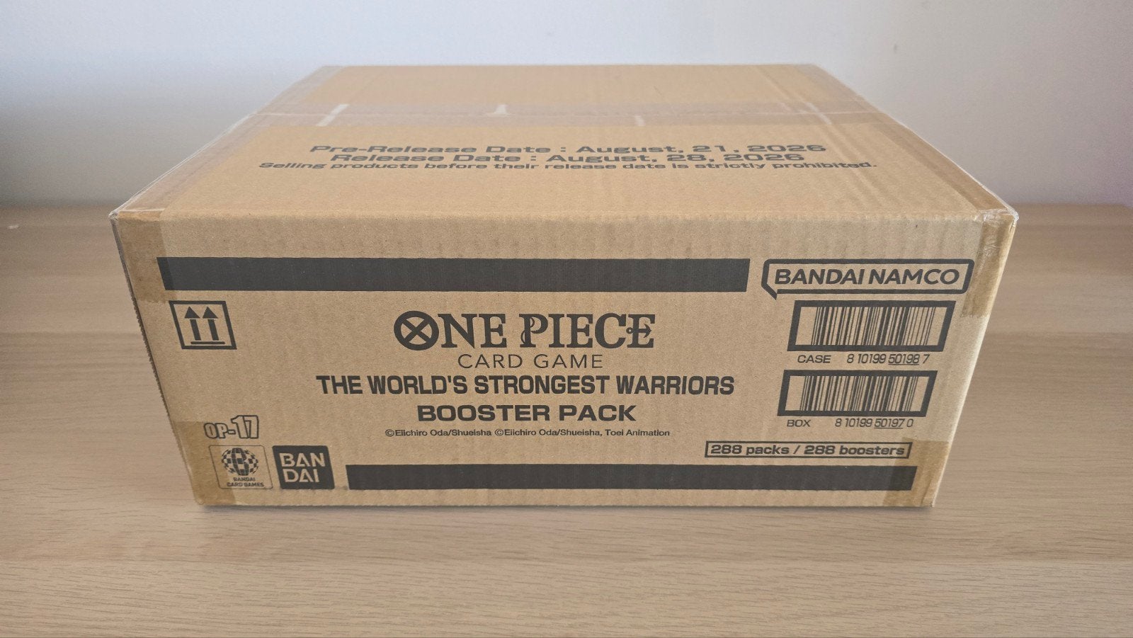 OP-17 One Piece booster box SEALED CASE., Ophalen, Nieuw, Boosterbox, Foil