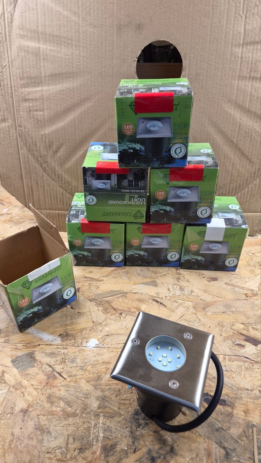 Nieuwe LED Grondspot - Diamant Inbouwspot, Minder dan 50 watt, Nieuw, Ophalen of Verzenden, Netvoeding
