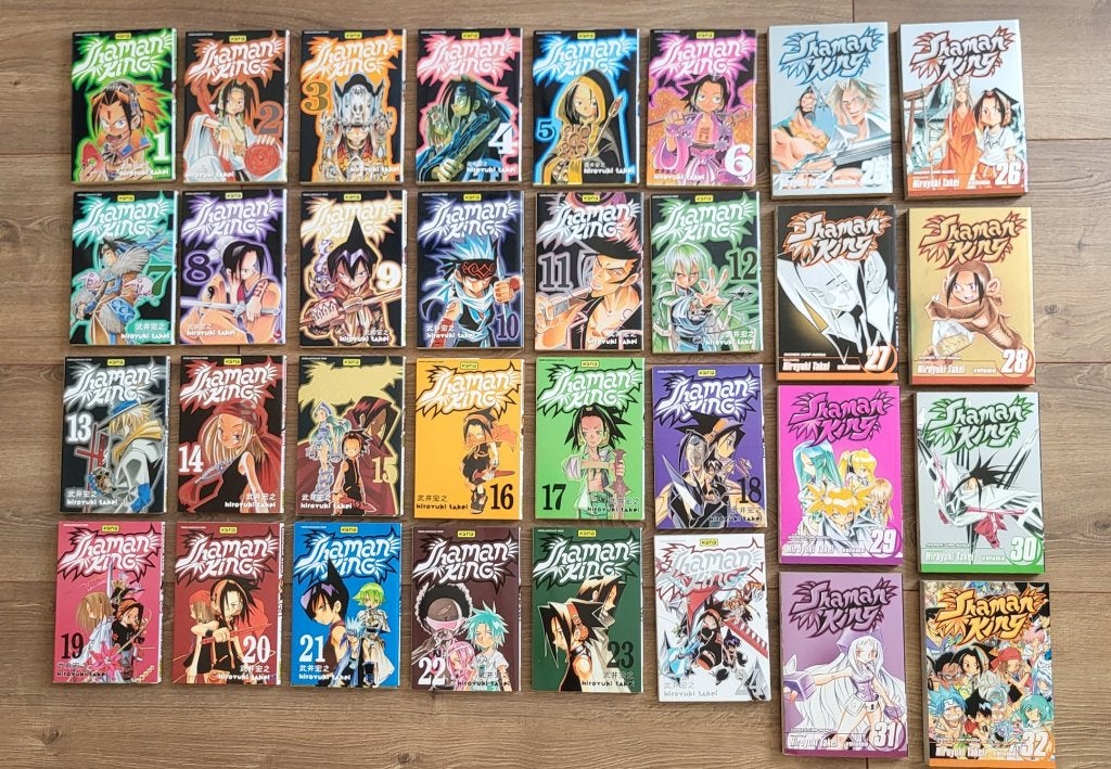 Shaman King manga deel 1-32, Complete serie of reeks, Ophalen of Verzenden, Zo goed als nieuw, Japan (Manga)