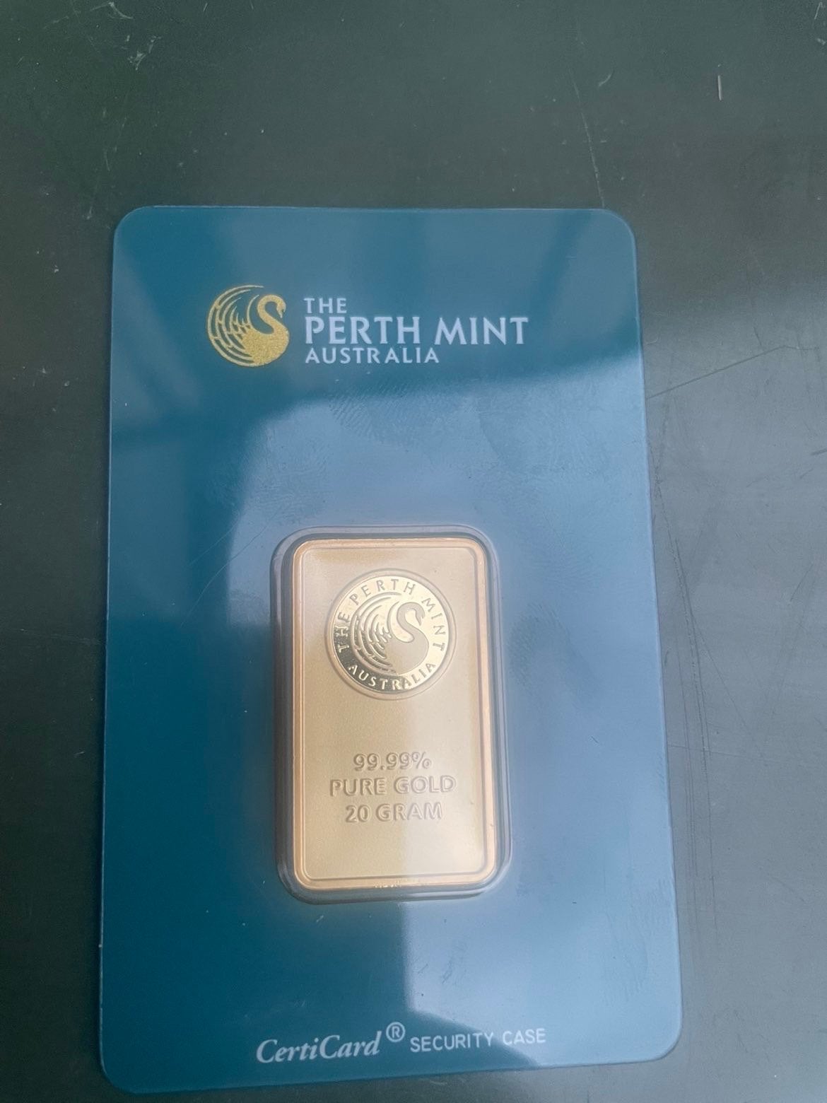 The Perth Mint 20 gram 99.99% puur goudbaar, Ophalen of Verzenden, Goud