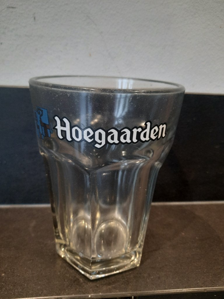 Hoegaarden glas groot!, Ophalen of Verzenden, Zo goed als nieuw, Glas of Glazen, Overige merken