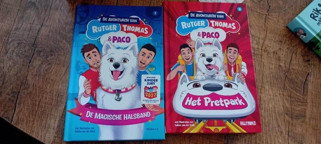 Rutger Thomas & Paco Het pretpark, magische halsband, Ophalen, Zo goed als nieuw, Rutger, Thomas & Paco