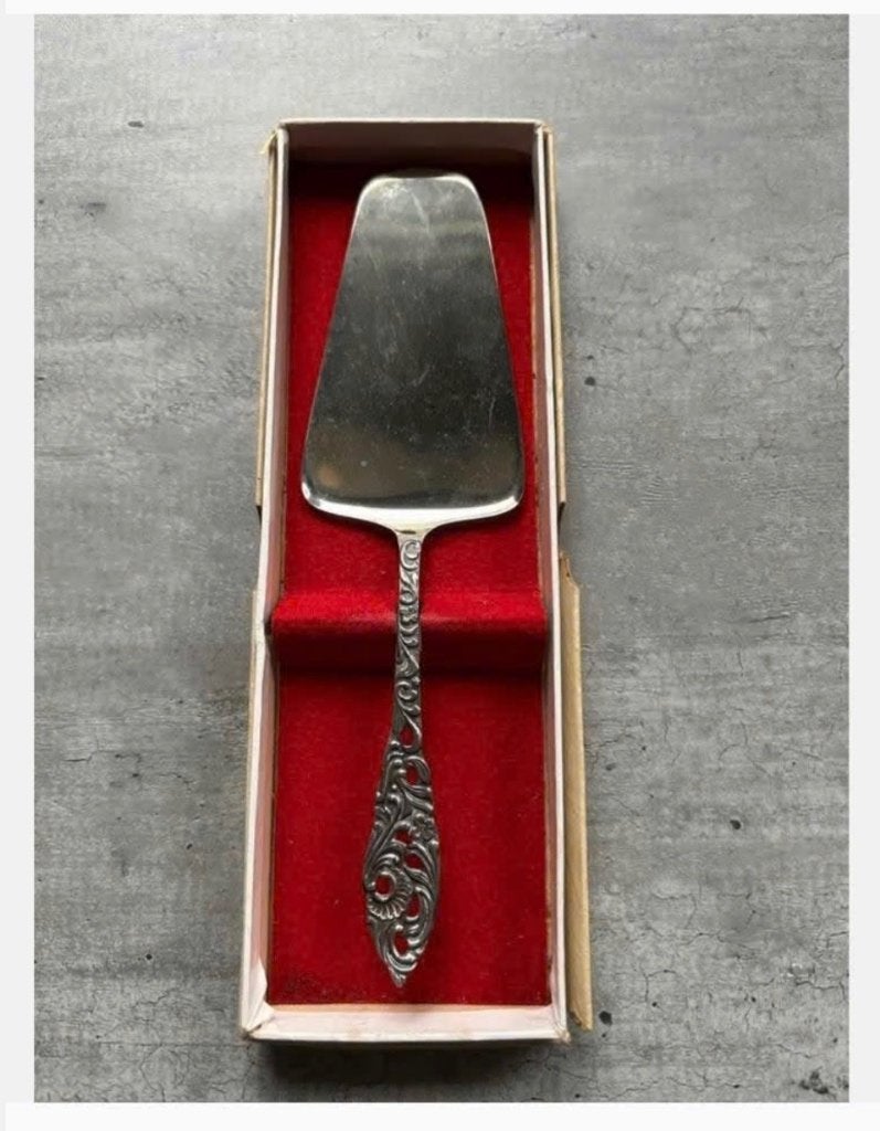 Vintage Taartschep in originele doos Selecta, Ophalen of Verzenden