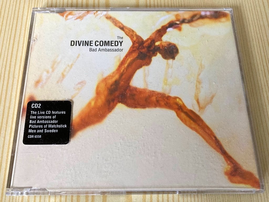 CD Single Divine Comedy - Bad Ambassador (3 Live Tracks), Ophalen, Zo goed als nieuw, Pop