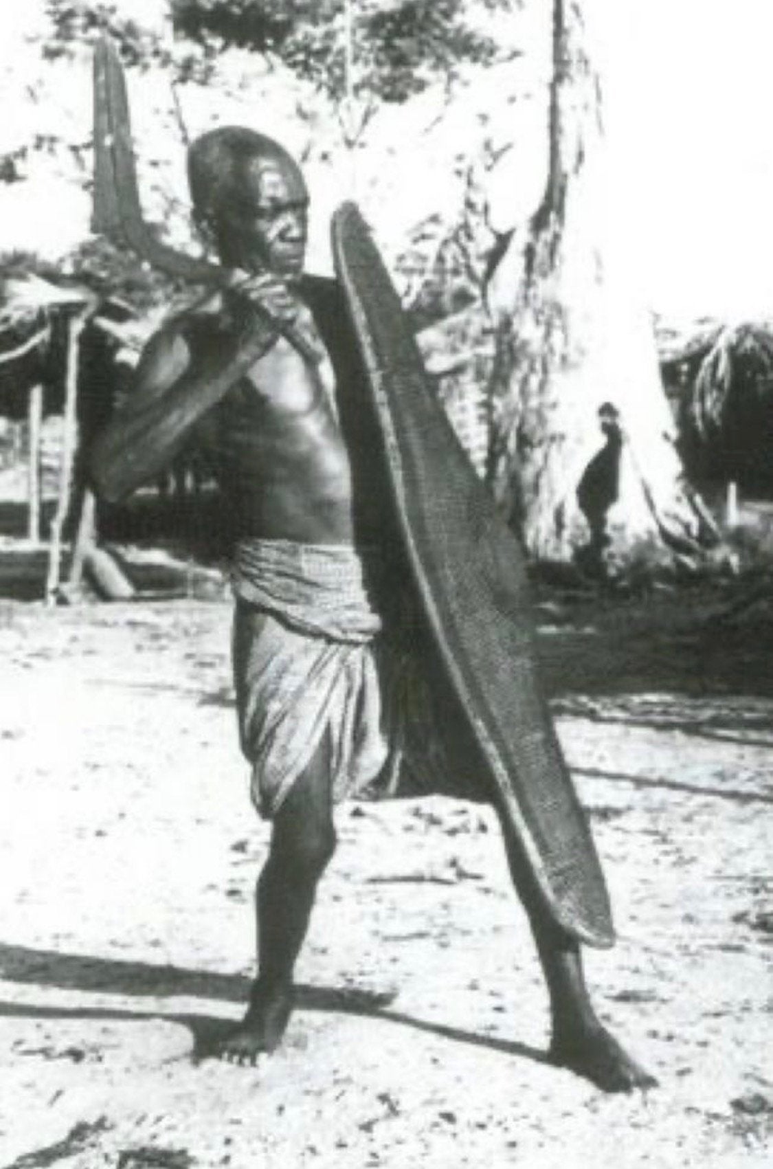 Ngombé Bero Sikkelzwaard Afrikaanse wapens 1900 Afrika Congo, Ophalen of Verzenden