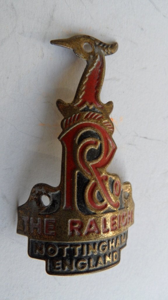 The Raleigh Nottingham Engeland oldtimerrijwiel balhoofdplaa, Verzenden, Gebruikt, Gebruiksvoorwerp