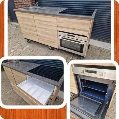 Te huur mobiele nood keuken, Ophalen of Verzenden, Zo goed als nieuw