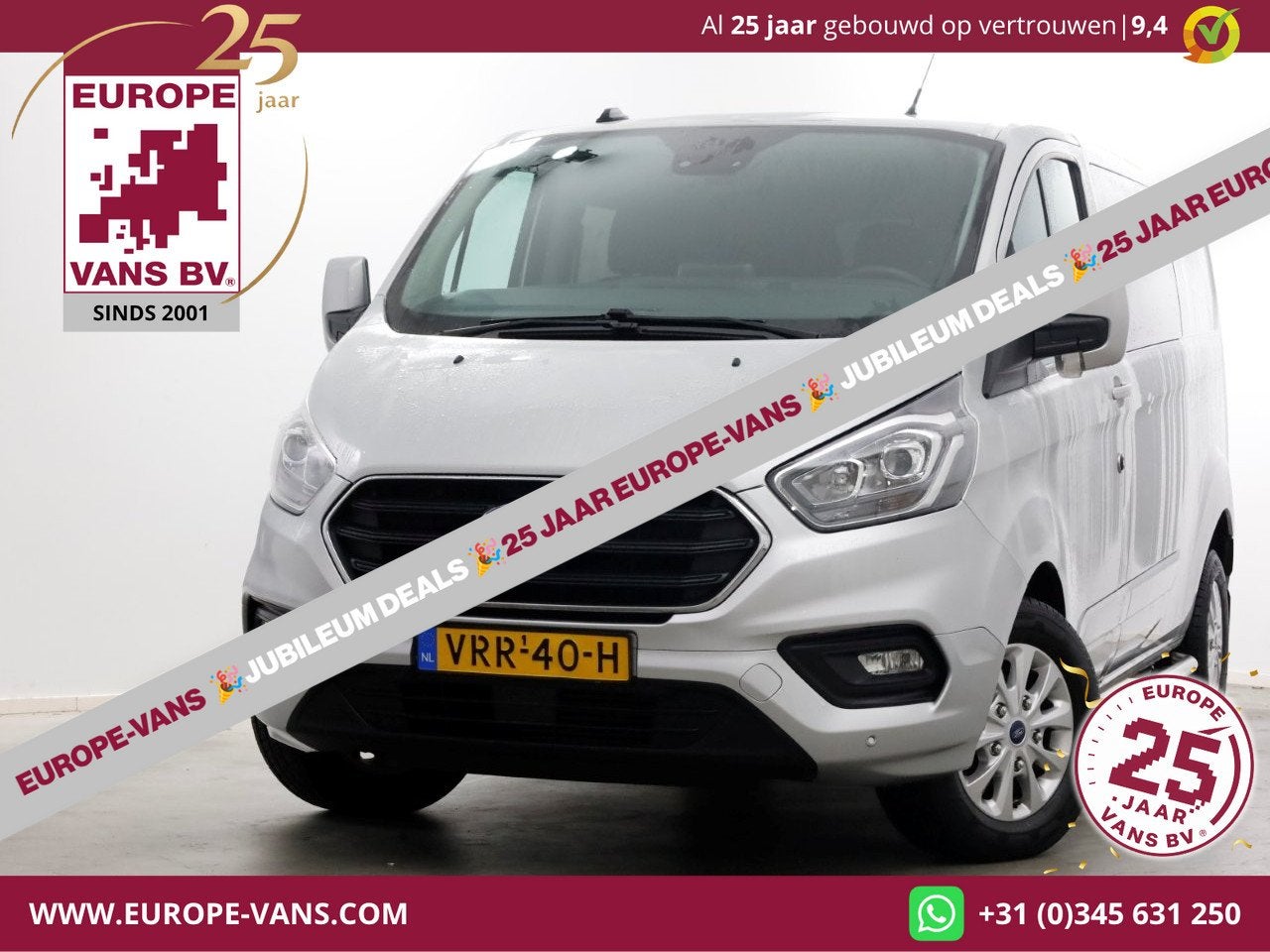 Ford Transit Custom 2.0 TDCI 130pk L2H1 Limited D.C. Airco/N, Voorwielaandrijving, 15 km/l, Euro 6, 4 cilinders