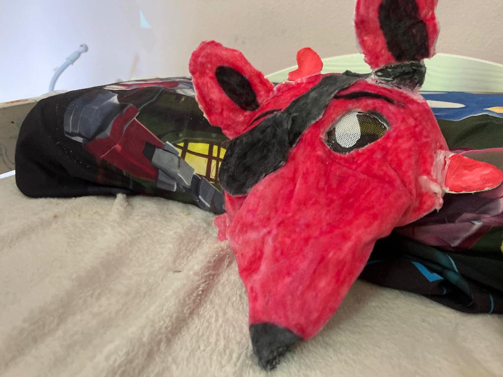 Foxy FNAF mask!, Verzenden, Zo goed als nieuw, Accessoires