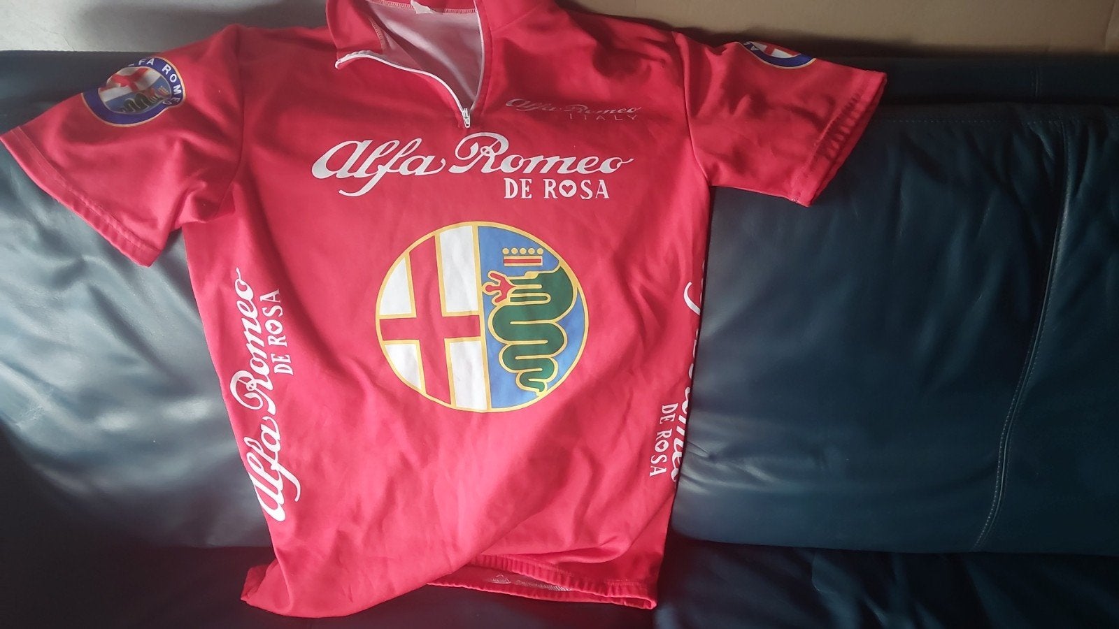 Alfa Romeo vintage shirt fiets 1990, Ophalen of Verzenden, Alfa Romeo