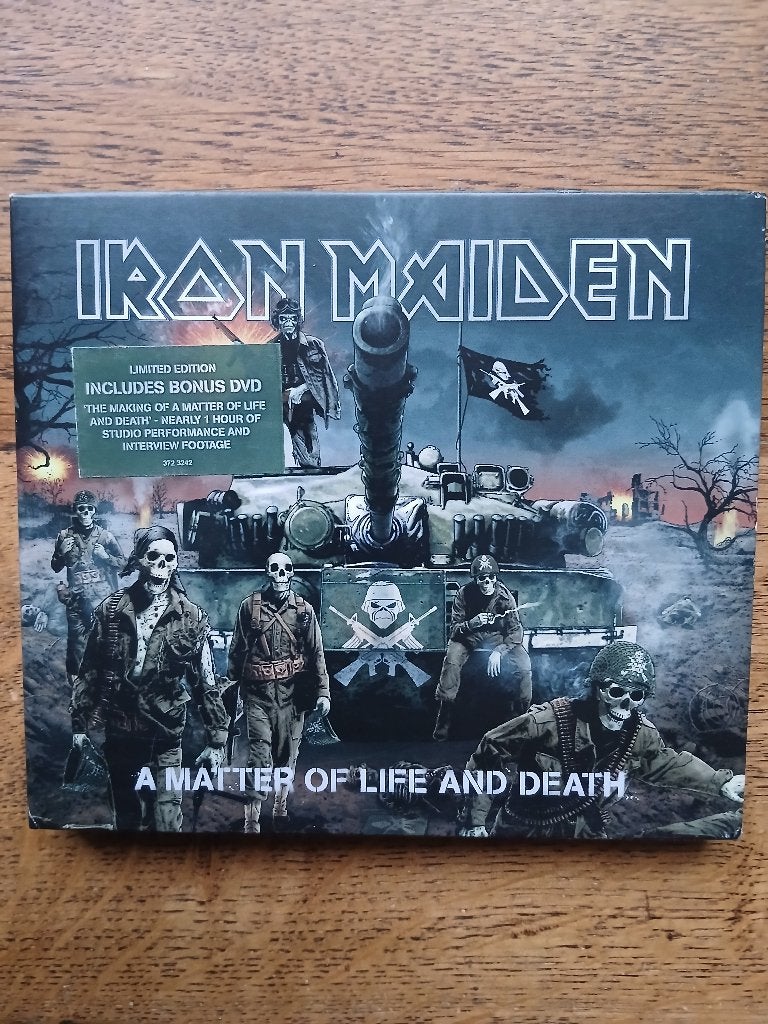 CD Iron Maiden : A Matter Of Life..(lim edition cd+dvd), Ophalen of Verzenden, Zo goed als nieuw