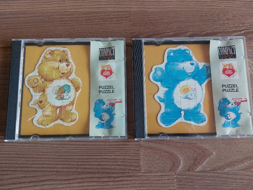 2 zeer Zeldzame Vintage Magneet Puzzels Troetelbeertjes 1989, Verzenden