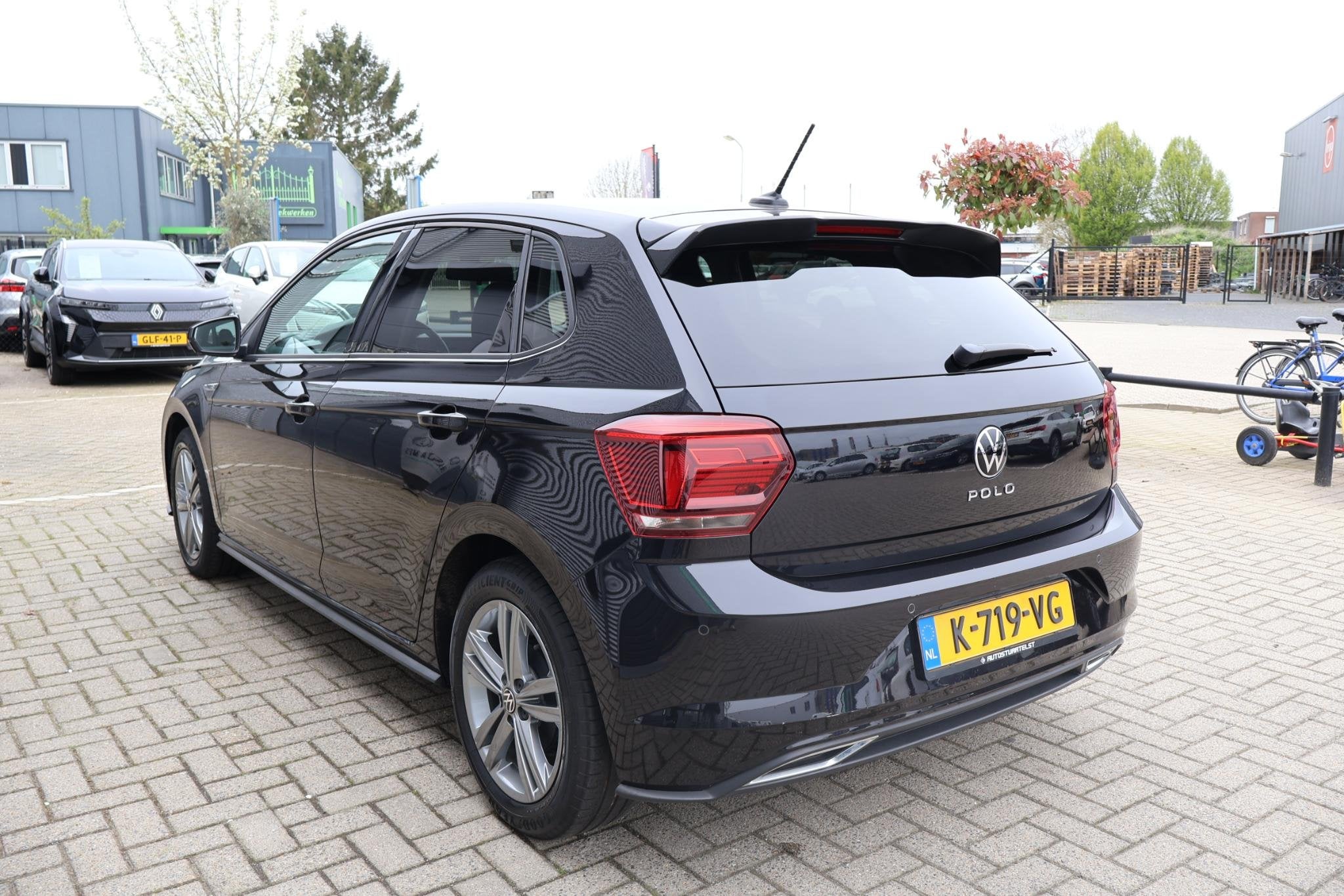 Volkswagen Polo 1.0 TSI Highline Business R 1e Eigenaar | Vo, Auto's, Voorwielaandrijving, Gebruikt, Zwart, Origineel Nederlands
