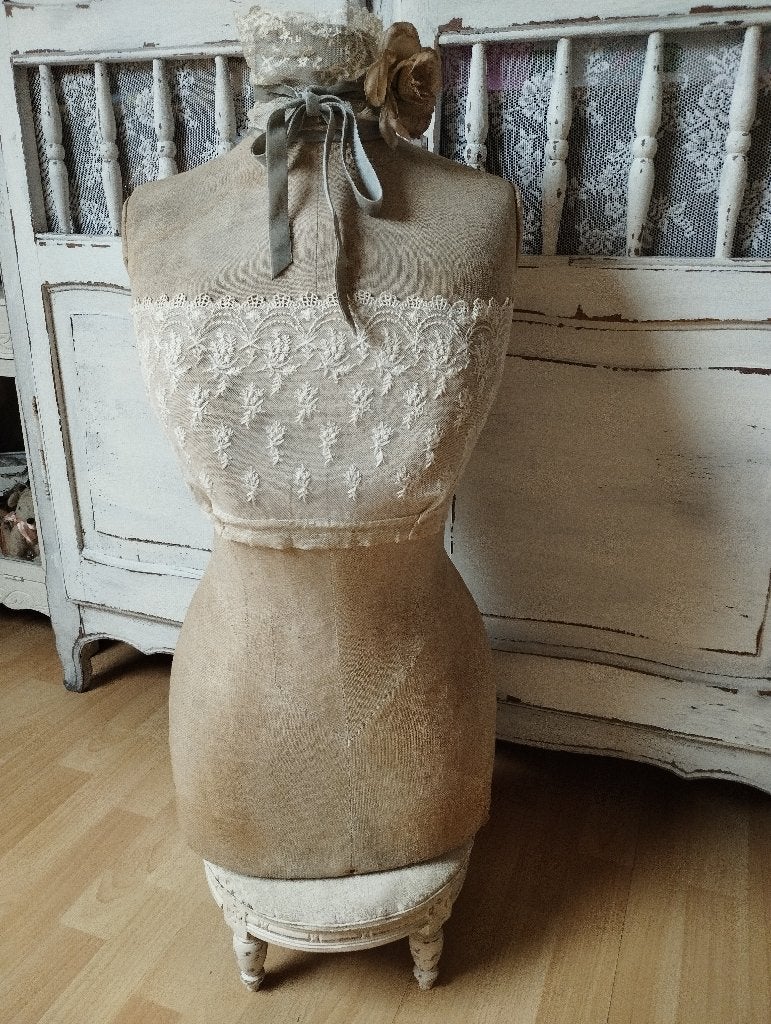 Antieke paspop buste, Ophalen of Verzenden