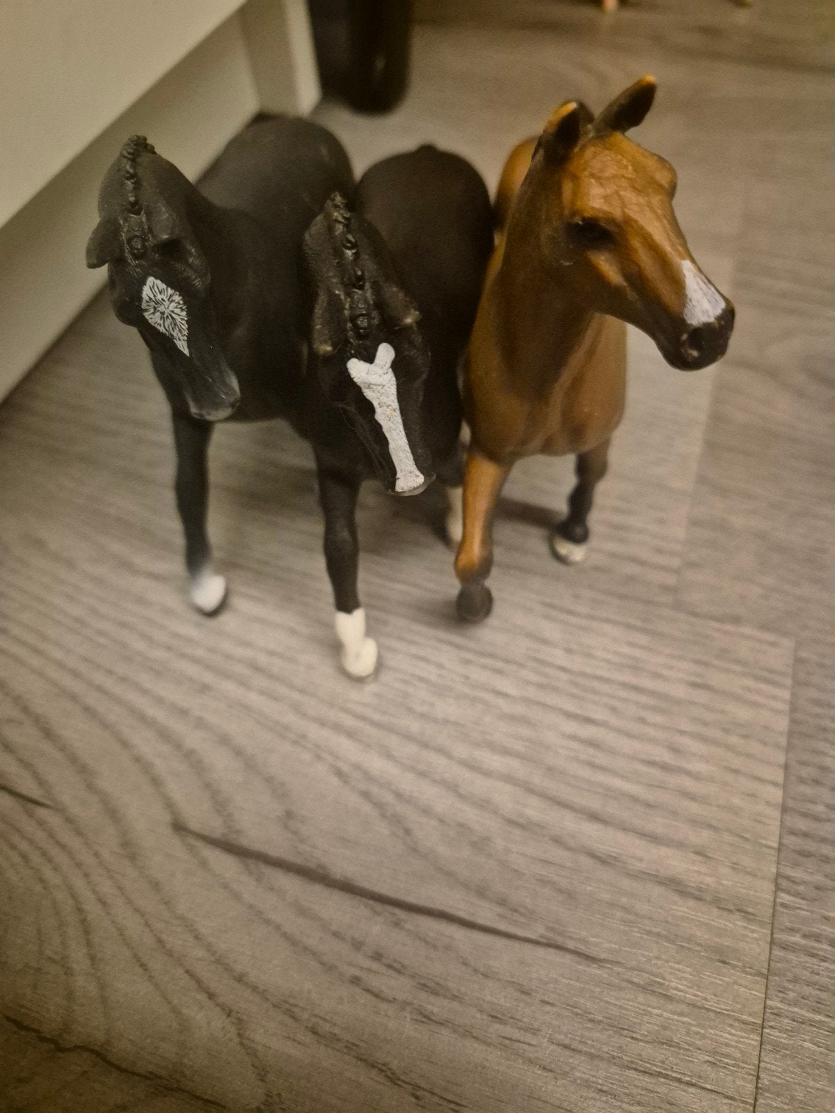 3 Schleich paarden merries - Gebruikt, Ophalen of Verzenden, Gebruikt, Jongen of Meisje