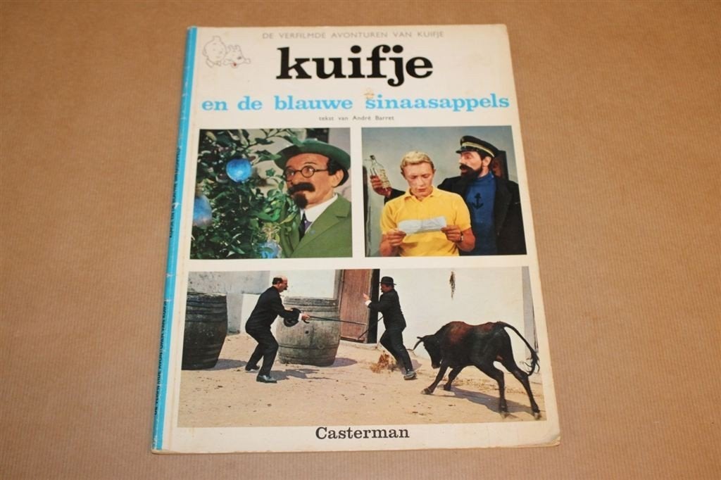 Kuifje en de blauwe sinaasappels - 1965, Eén stripboek, Ophalen of Verzenden, Gelezen