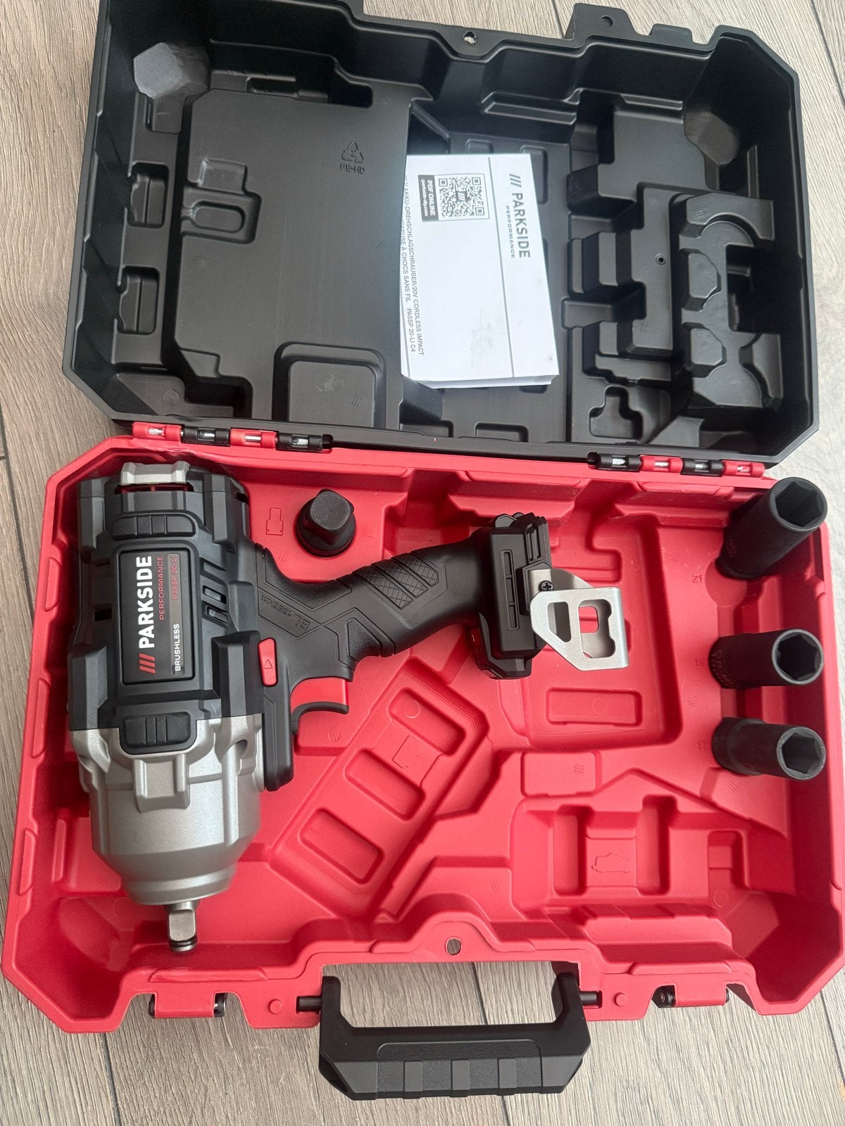 Parkside Performance 20V Accu Slagmoersleutel, Doe-het-zelf en Verbouw, Gereedschap | Boormachines, 600 watt of meer, Variabele snelheid