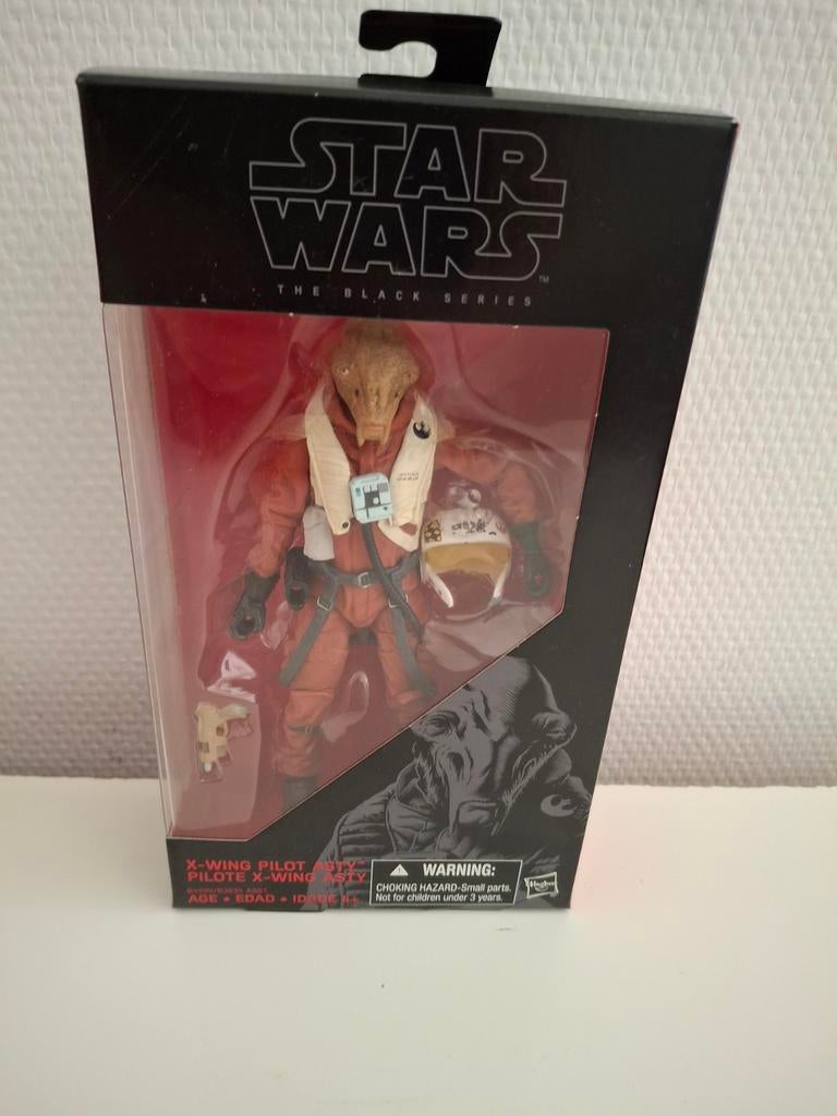 Star Wars The Black Series - X-Wing pilot Asty #14, Ophalen of Verzenden, Actiefiguurtje