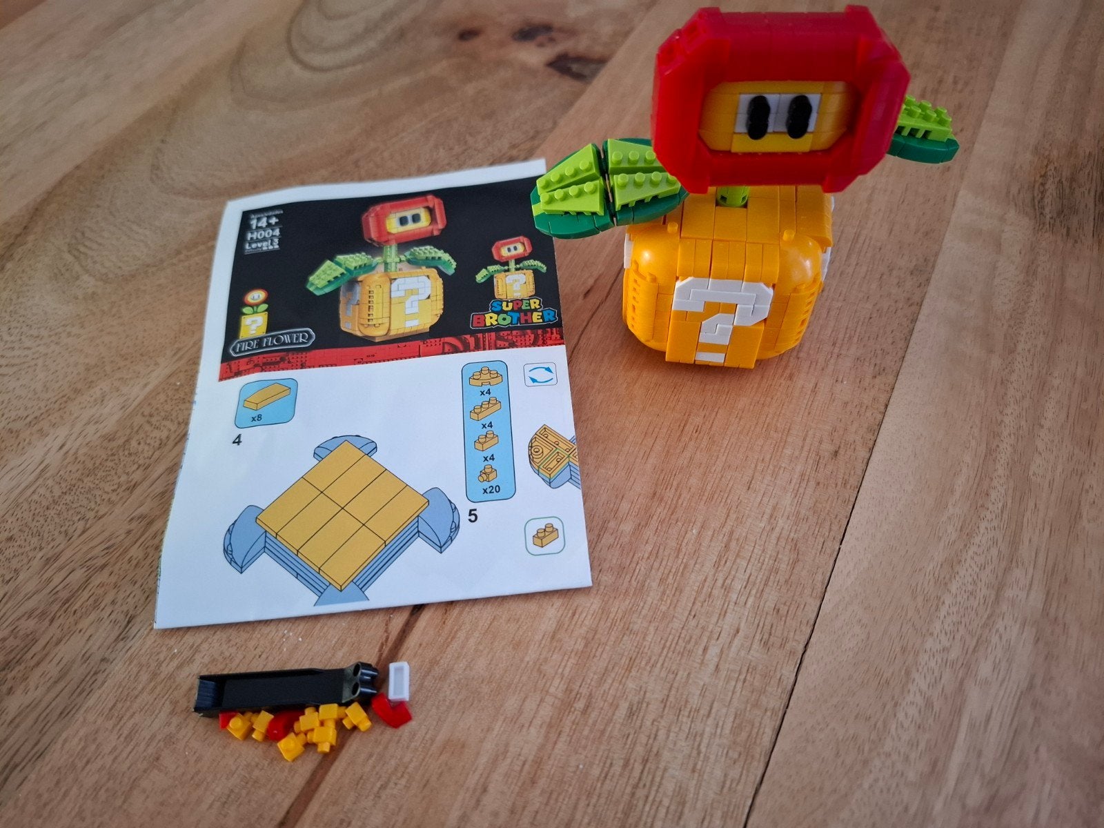 Super Mario Mini Lego Piranha Plant Bouwpakket, Ophalen, Gebruikt, Overige merken