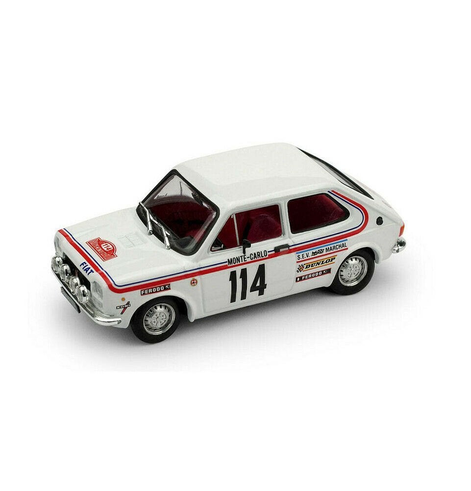 Fiat 127 Abandon Rally Monte Carlo, 1/43, Brumm, Overige merken, Auto, ., Nieuw