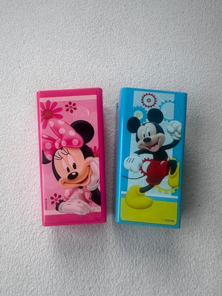Minnie en Mickey drinkpakjes houders, Ophalen of Verzenden, Zo goed als nieuw