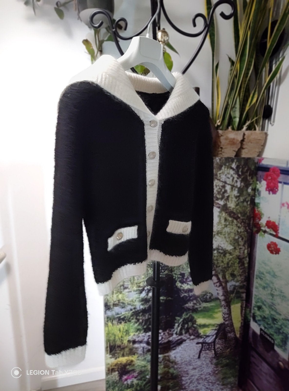 Maje Zwart-Wit Gebreid Vest met Gouden Knopen, Kleding | Dames, Zwart, Ophalen of Verzenden, Maat 36 (S), Maje