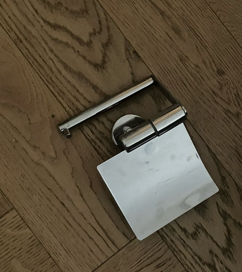 Tiger Boston rvs toiletrolhouder zgan wc rol houder, Ophalen of Verzenden, Zo goed als nieuw