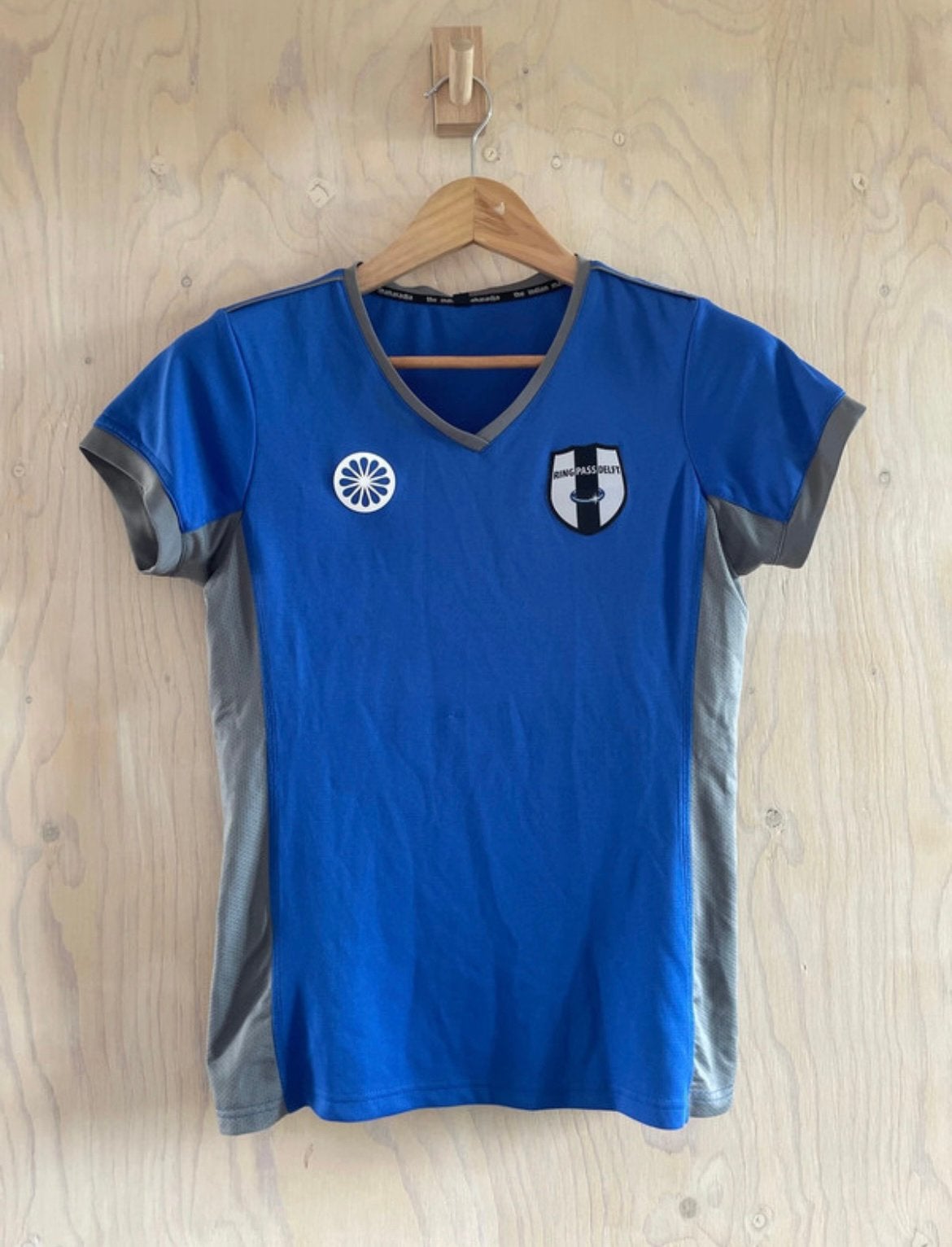 Hockey shirt dames -  Ring Pass Delft - Maat S, Blauw, Overige typen, Ophalen of Verzenden, Maat 36 (S)
