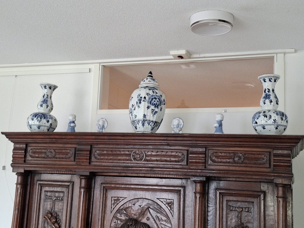 Vazen set, Huis en Inrichting, Ophalen of Verzenden, Zo goed als nieuw, Blauw, Steen/keramiek