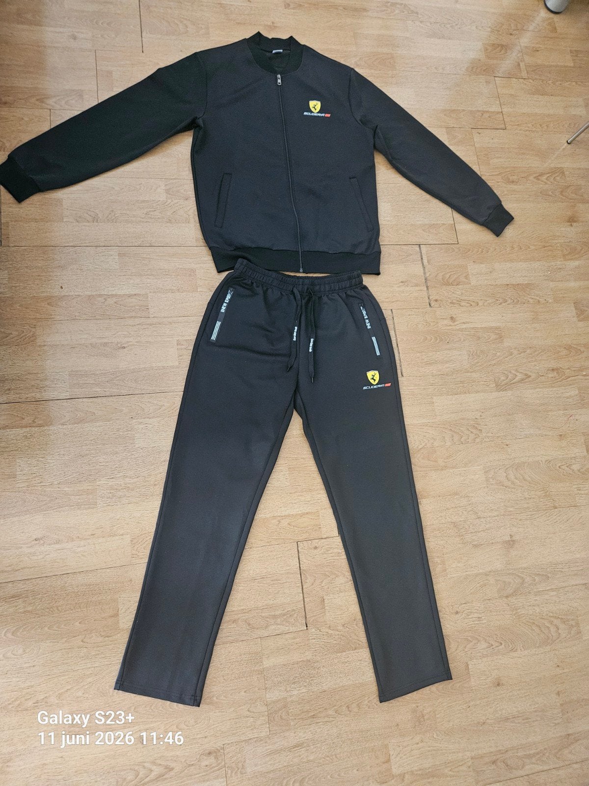 Zwart Ferrari Trainingspak - Maat M, Kleding | Heren, Ophalen, Nieuw, Maat 48/50 (M)