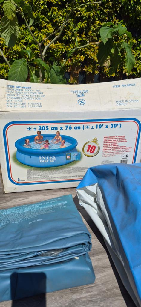 Intex Easy Set Opzetzwembad - 305x76 cm, Ophalen, Gebruikt, Rond, Opzetzwembad