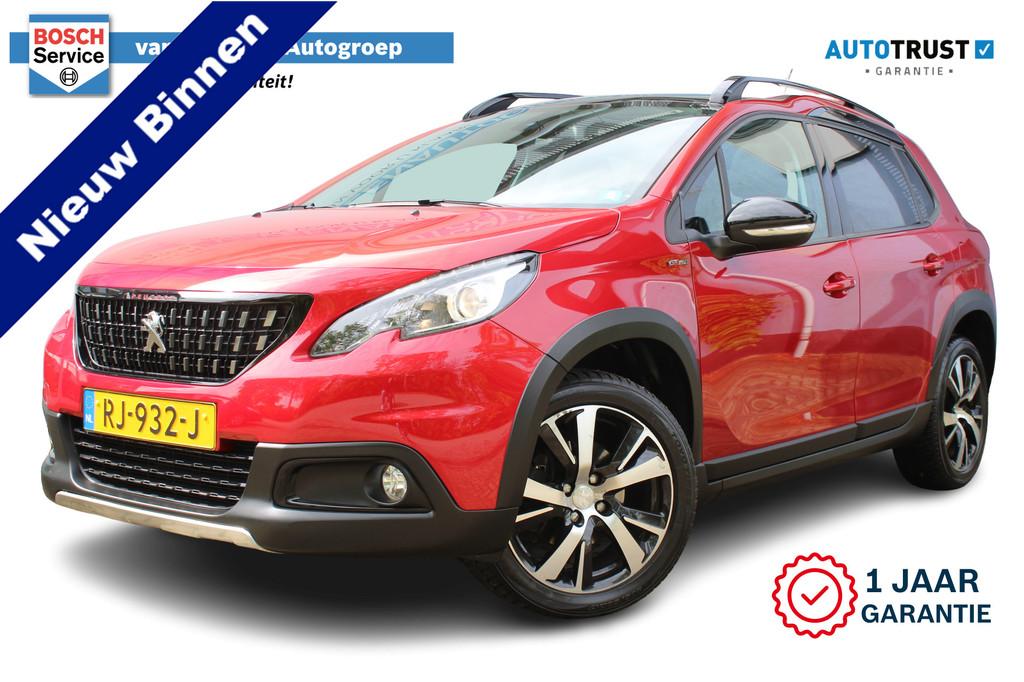 Peugeot 2008 1.2 PureTech GT-line | Incl. 12 maanden Garanti, Voorwielaandrijving, Met garantie (alle), Leder en Stof, Origineel Nederlands